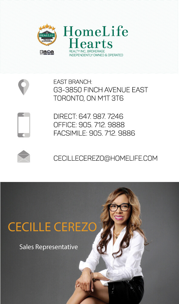 Cecille realtor card